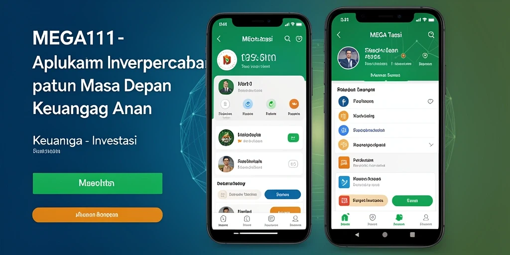 Antarmuka MEGA111 yang memudahkan pengelolaan investasi.
